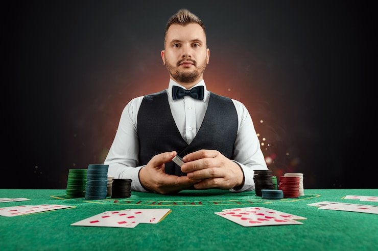 Tampilan slot Microgaming dengan fitur bonus, payline, dan tombol kontrol di platform idolmaster
